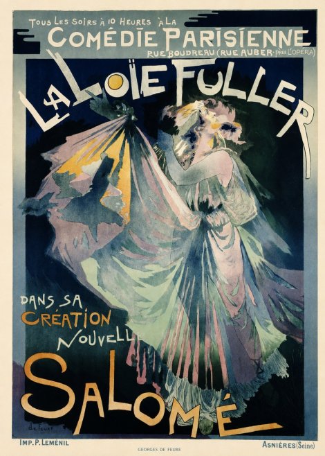 Georges de Feure La Loïe Fuller - Salomé I No6 - Poster