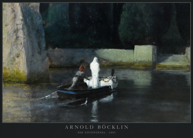 Arnold Böcklin Die Toteninsel IV No2 - Poster