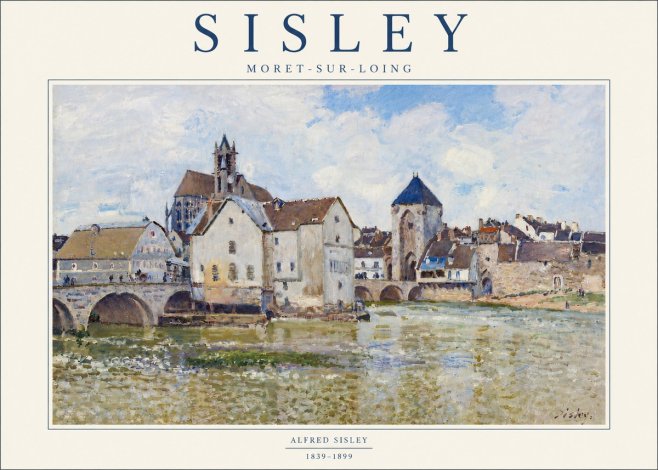 Sisley Moret-sur-loing No5 - Poster
