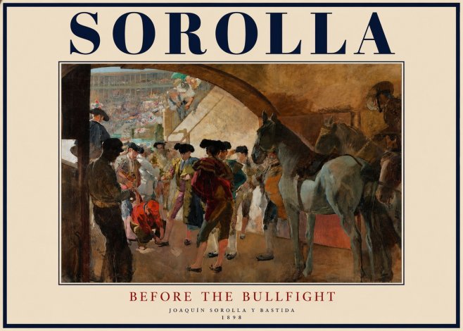 Sorolla Before the Bullfight No3 - Poster