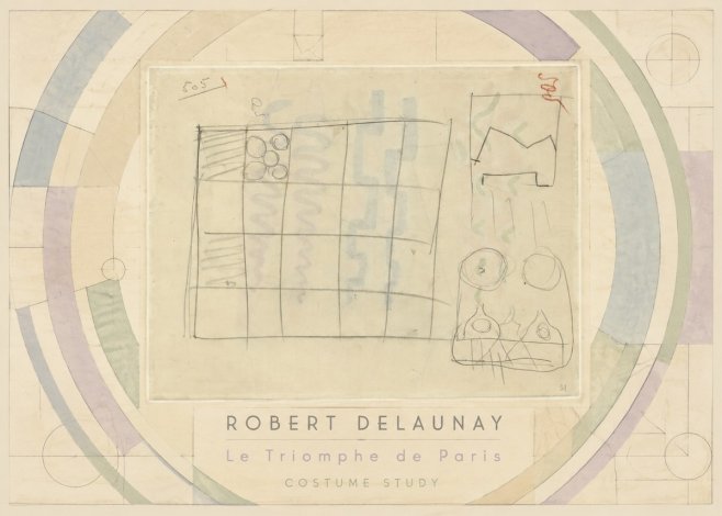 Robert Delaunay Le Triomphe De Paris - Costume Study No3 - Poster