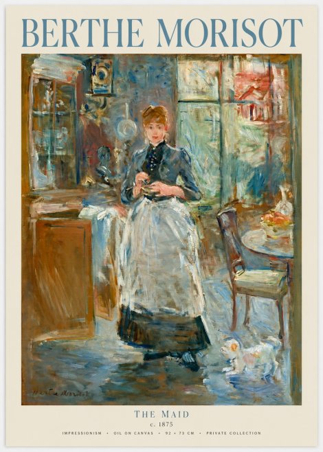 Berthe Morisot The Maid No1 - Poster