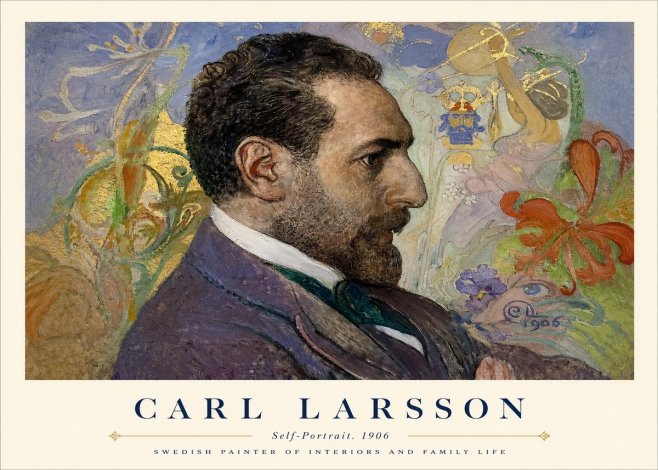 Carl Larsson Self-portrait. 1906 No1 - Poster