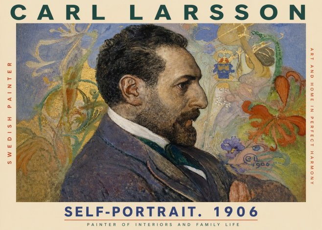 Carl Larsson Self-portrait. 1906 No3 - Poster