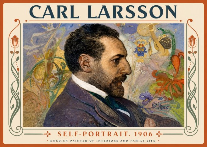 Carl Larsson Self-portrait. 1906 No5 - Poster
