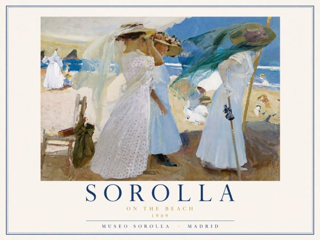 Sorolla On the Beach No3 - Poster