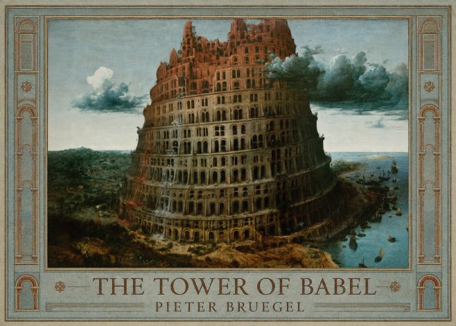 Pieter Bruegel The Tower of Babel XII No1 - Poster