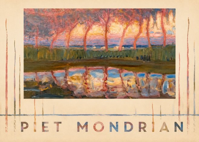Piet Mondrian Willows No5 - Poster