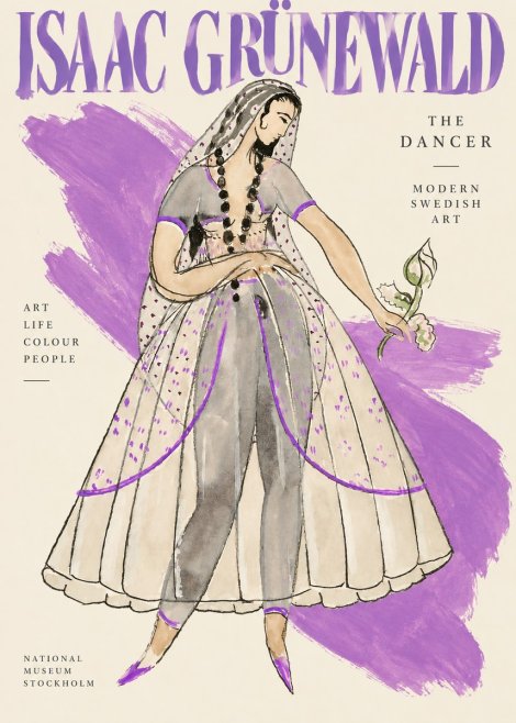 Isaac Grünewald Costume Study IV No4 - Poster