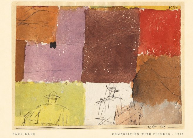 Paul Klee Composition with Figures I No5 - Poster
