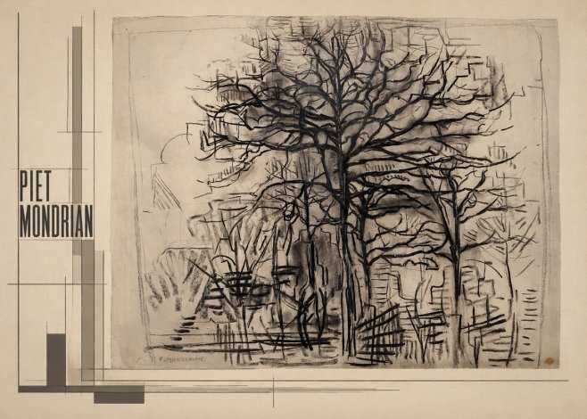 Piet Mondrian The Tree No2 - Poster