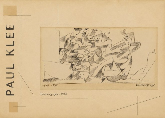 Paul Klee Brunnengruppe No3 - Poster