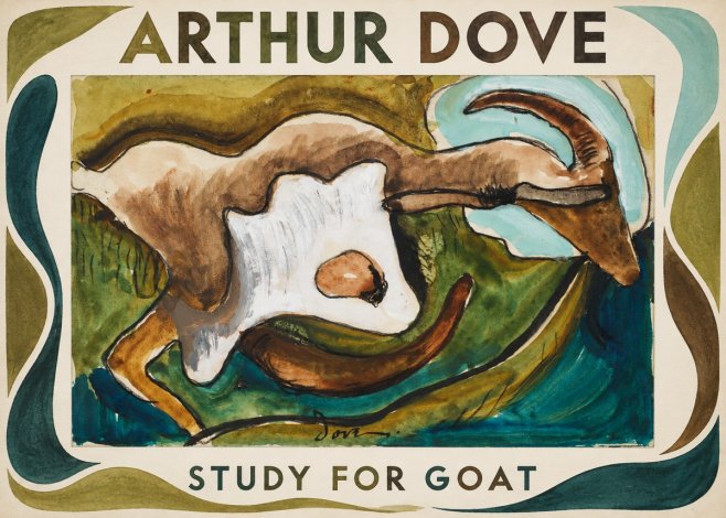 Arthur Dove Study for Goat No1 - Poster