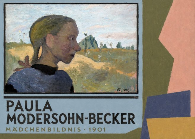 Paula Modersohn-Becker Mädchenbildnis · 1901 No2 - Poster