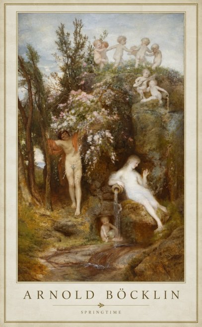 Arnold Böcklin Springtime No1 - Poster