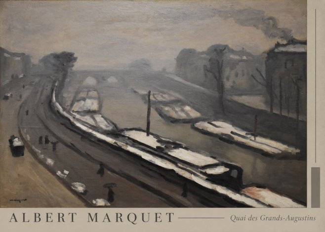 Albert Marquet Quai Des Grands-augustins No5 - Poster