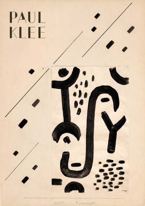 Paul Klee Face of the Goddess No6 - Poster