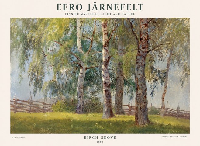 Eero Järnefelt Birch Grove No1 - Poster