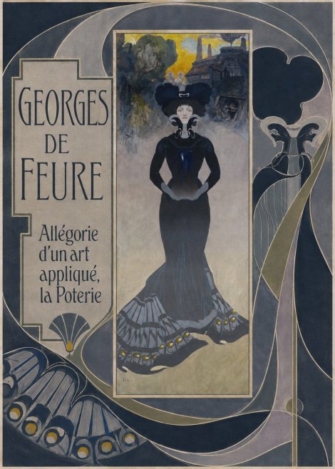 Georges de Feure Allégorie D'un Art Appliqué, La Poterie No5 - Poster