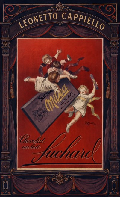 Leonetto Cappiello Suchard Milka Chocolat No4 - Poster