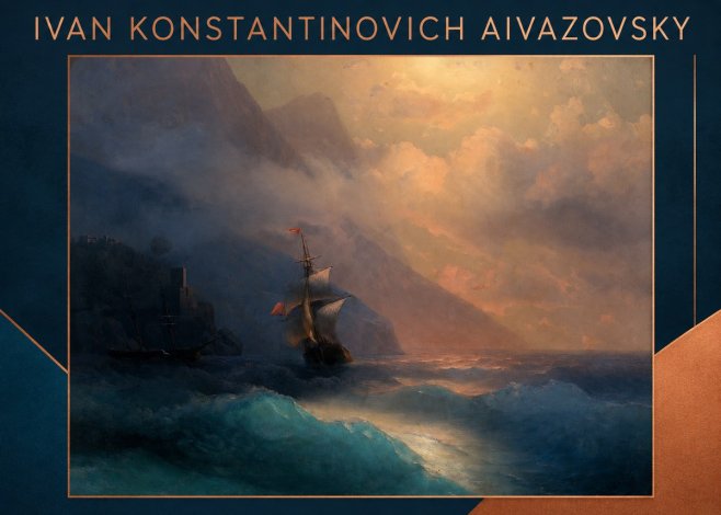 Ivan Konstantinovich Aivazovsky Storm at Sea No3 - Poster