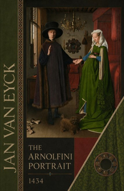 Jan van Eyck The Arnolfini Portrait V No4 - Poster