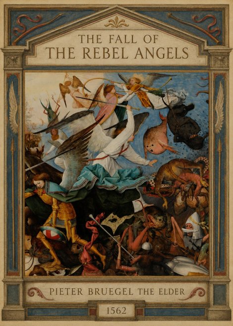 Pieter Bruegel The Fall of the Rebel Angels IV No3 - Poster