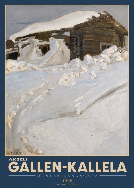 Akseli Gallen-Kallela Winter Landscape II No2 - Poster