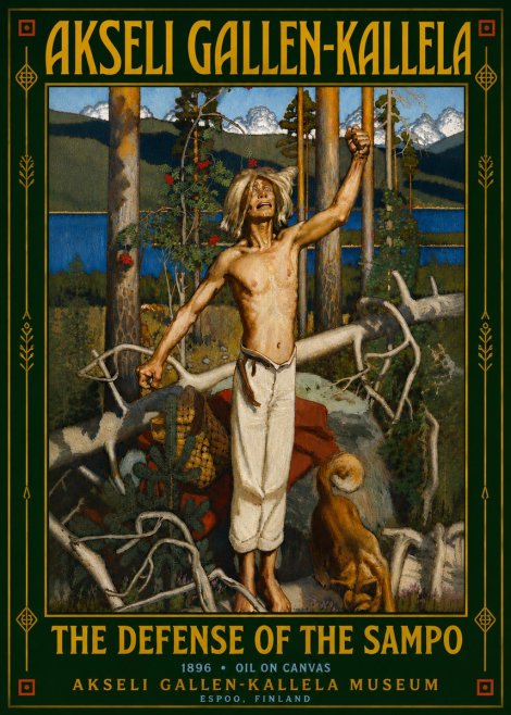 Akseli Gallen-Kallela The Defense of the Sampo No6 - Poster