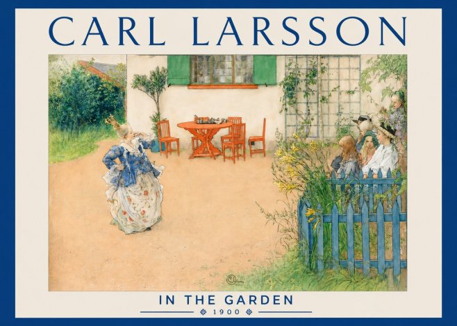 Carl Larsson In the Garden No3 - Poster