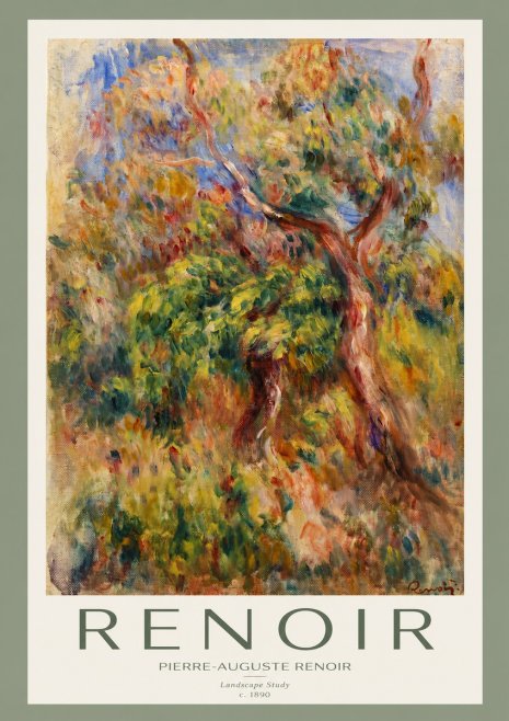 Renoir Landscape Study No2 - Poster