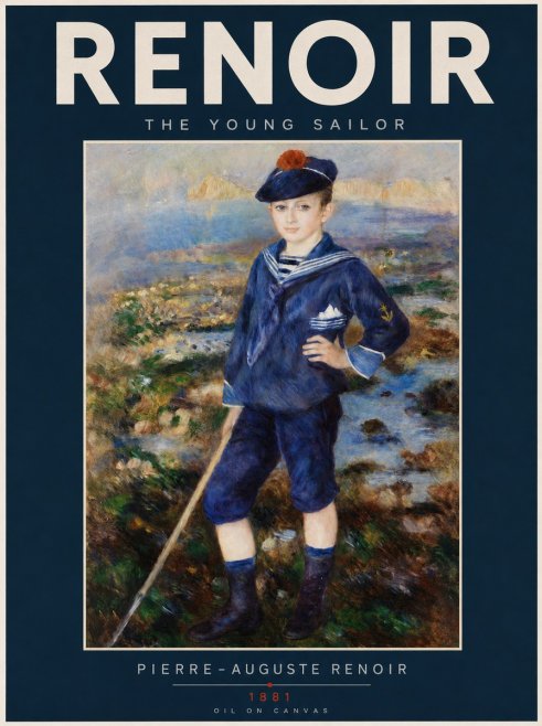 Renoir The Young Sailor No2 - Poster