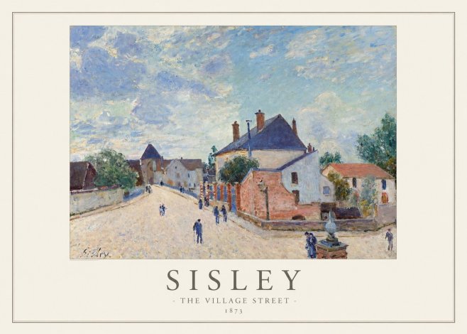 Sisley The Village Street No1 - Poster