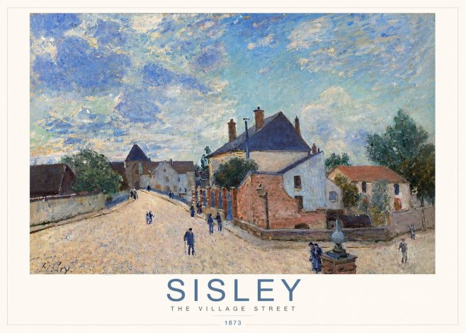 Sisley The Village Street No3 - Poster