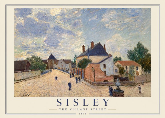 Sisley The Village Street No4 - Poster