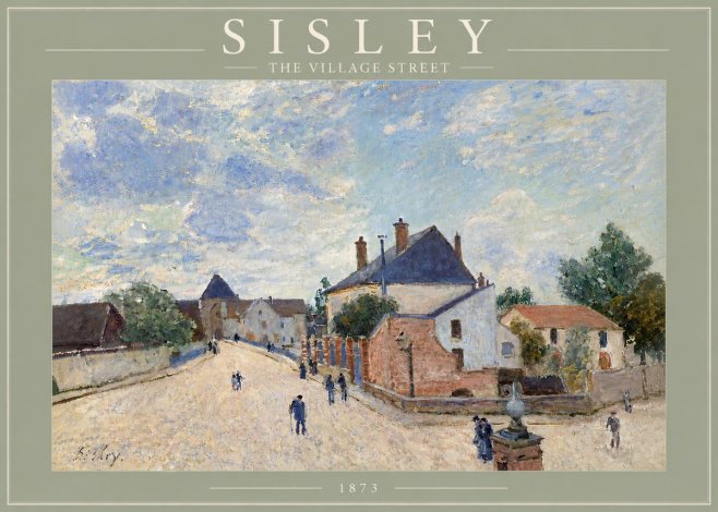 Sisley The Village Street No6 - Poster
