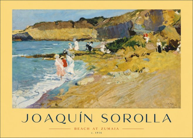 Sorolla Beach at Zumaia No4 - Poster