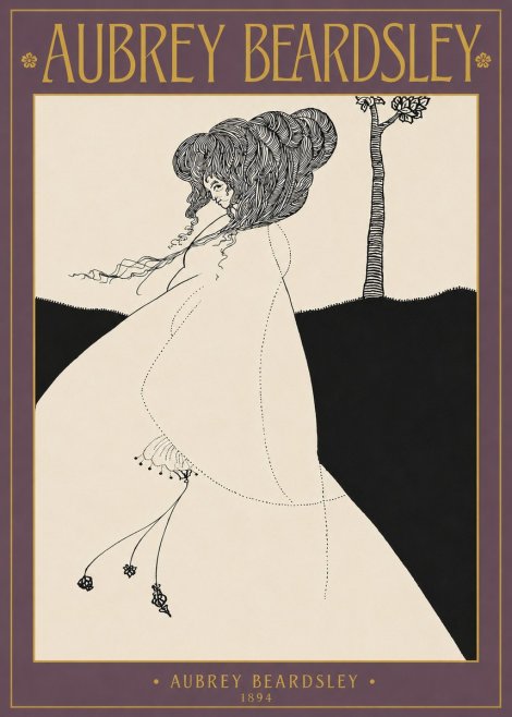 Aubrey Beardsley The Pallid Princess No2 - Poster