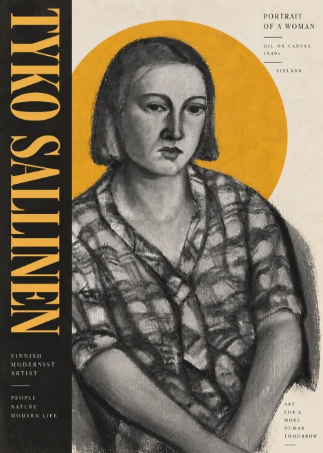 Tyko Sallinen Portrait of a Woman I No5 - Poster