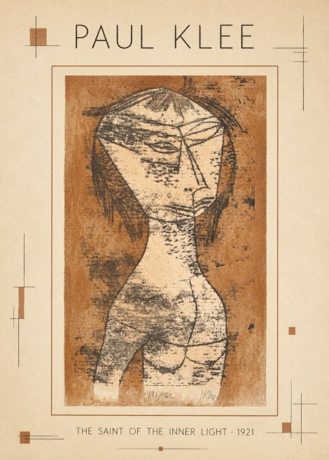 Paul Klee The Saint of the Inner Light No1 - Poster