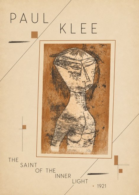 Paul Klee The Saint of the Inner Light No4 - Poster