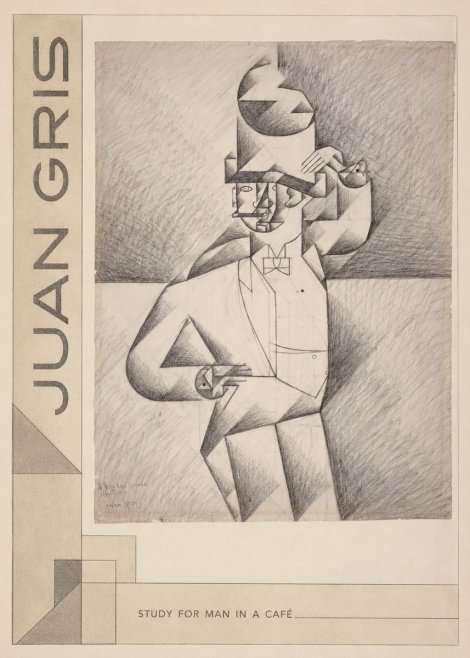 Juan Gris Study for Man in a Café No2 - Poster
