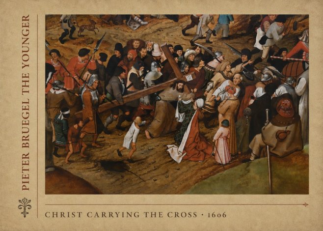 Pieter Bruegel Christ Carrying the Cross II No5 - Poster