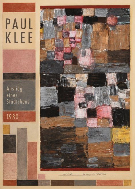 Paul Klee Anstieg Eines Städtchens No3 - Poster