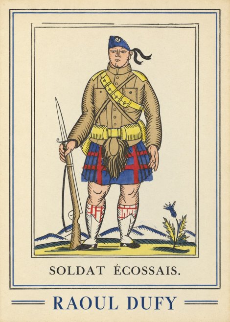 Raoul Dufy Soldat Écossais. No1 - Poster