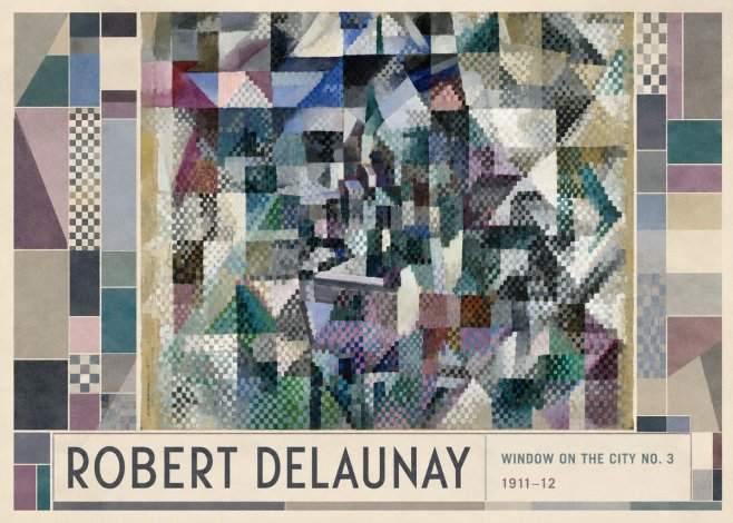 Robert Delaunay Window on the City No. 3 No1 - Poster