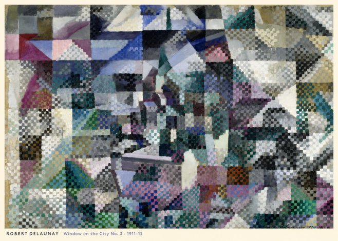 Robert Delaunay Window on the City No. 3 No5 - Poster
