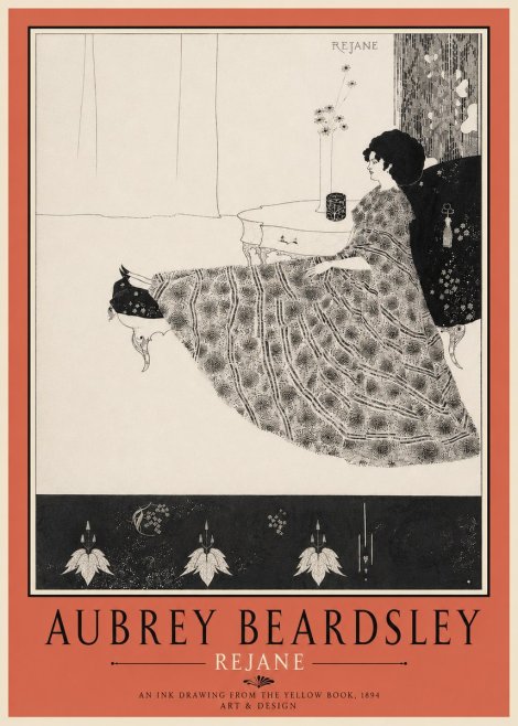 Aubrey Beardsley Rejane II No4 - Poster