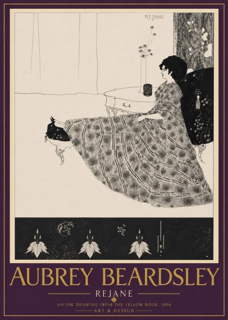 Aubrey Beardsley Rejane II No6 - Poster