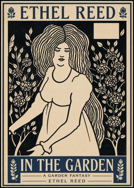 Ethel Reed In the Garden No6 - Poster